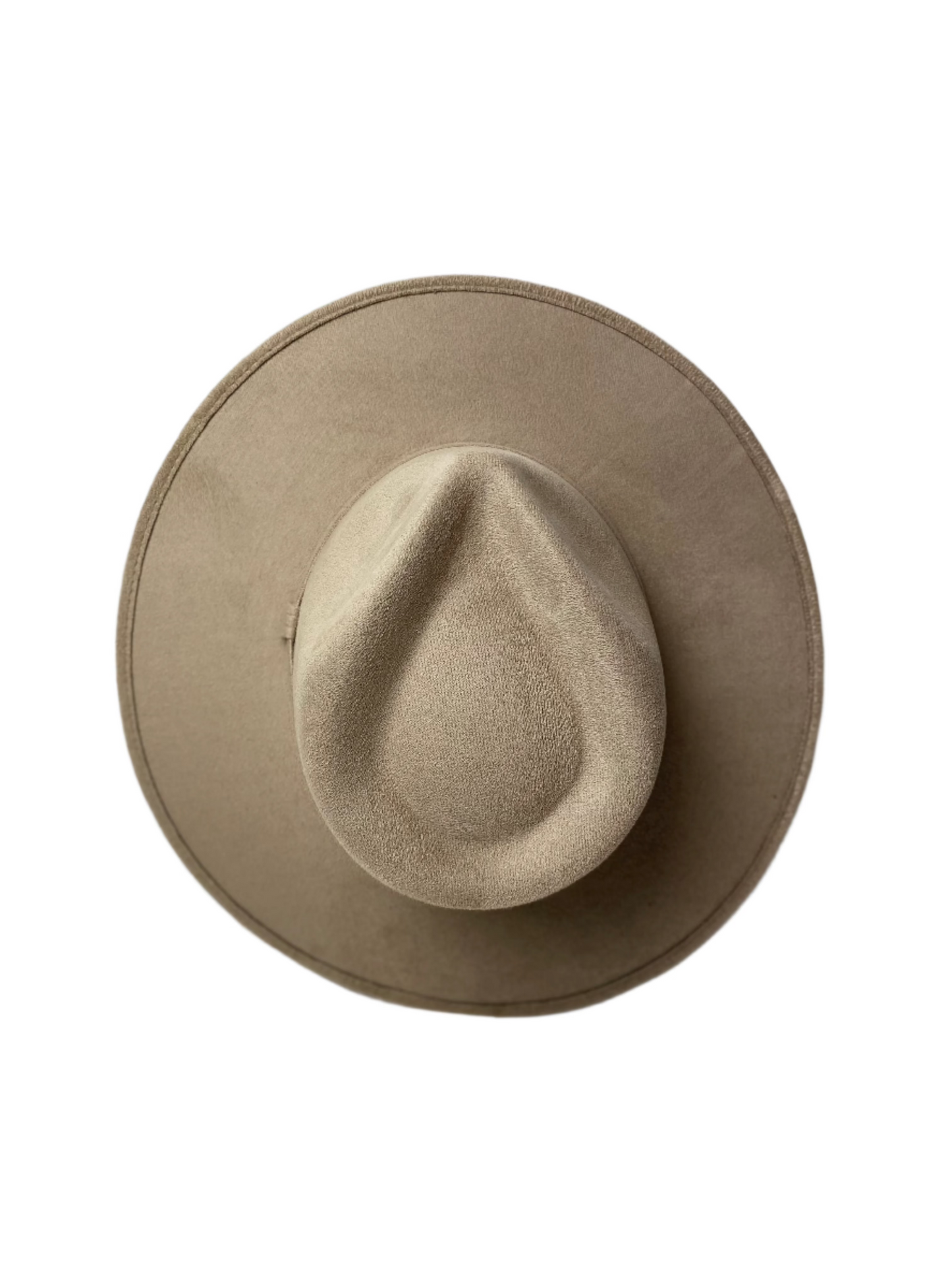 Vegan Suede Rancher Hat - Sand
