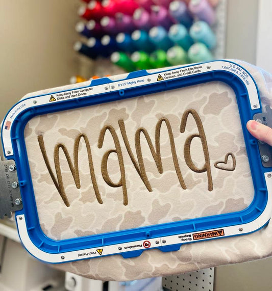 Name Embroidered Camo Sweatshirt