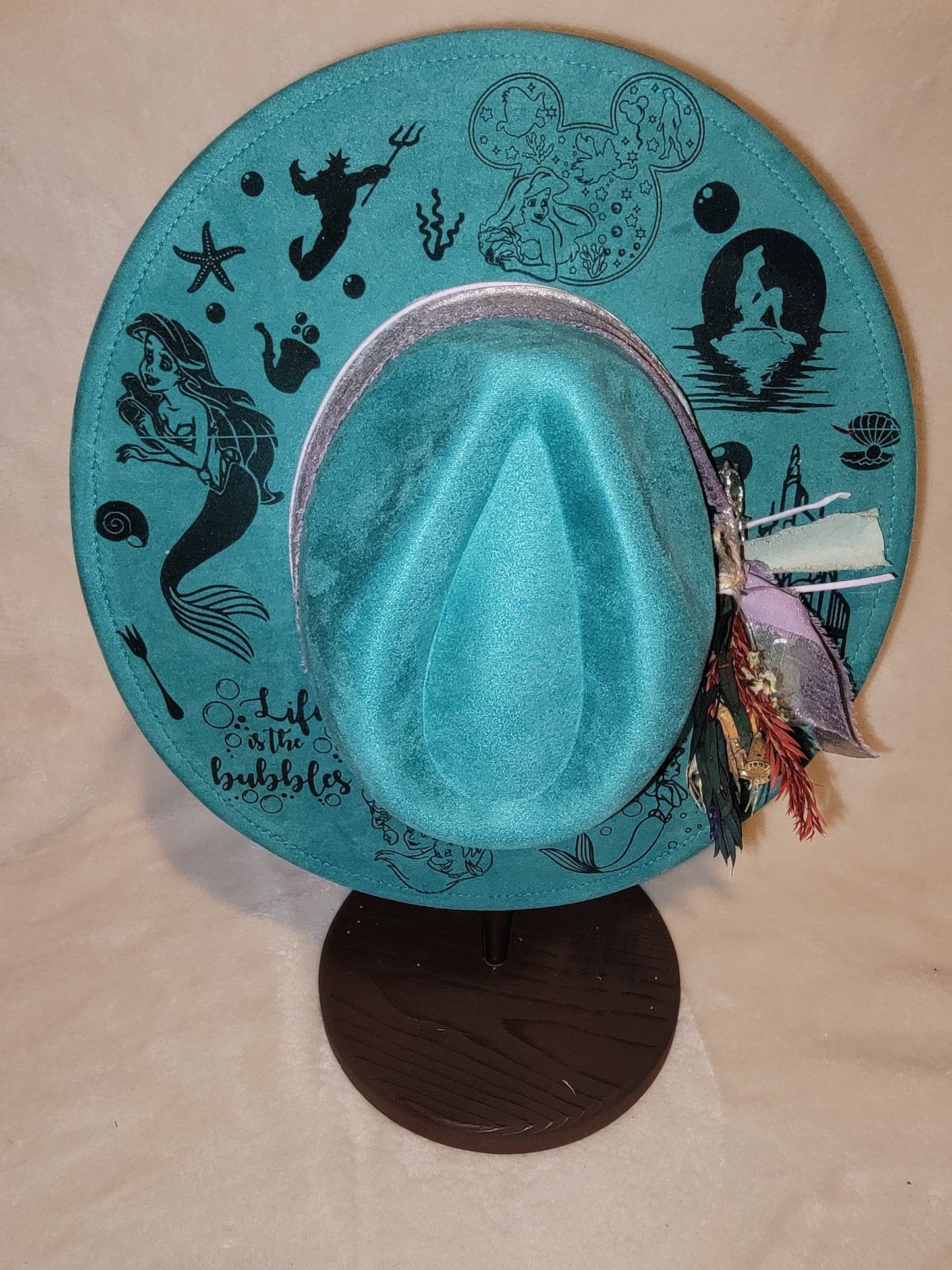 Mermaid Teal Wide Brim