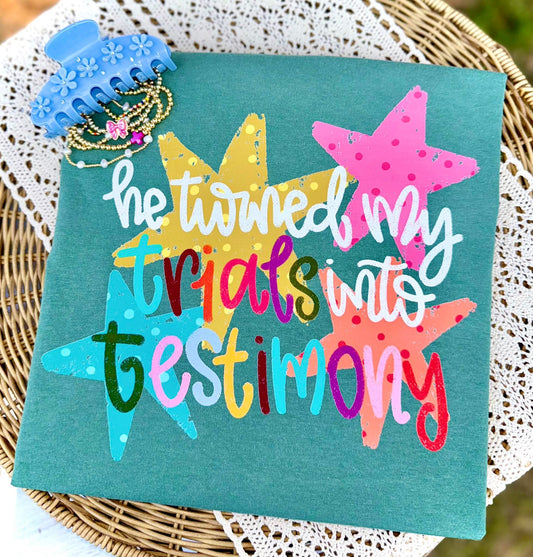 ✨ He turned my trials into testimony ✨
